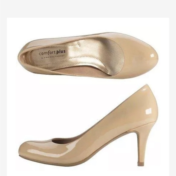 comfort plus Shoes - NWT Comfort Plus Karmen Natural Patent Shoes Sz 10